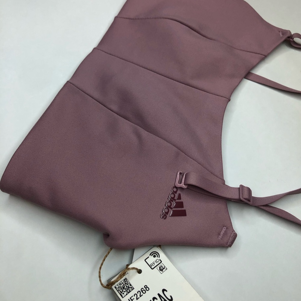 Adidas Women's Dusty Rose Sports Bra - Picture 4 of 9
